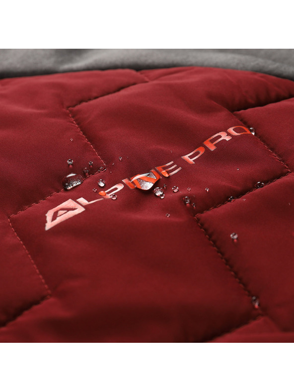 ALPINE PRO Moška jopa z merino polnilom ALPINE PRO JORW burgundec