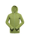 ALPINE PRO Moška bombažna jopa s kapuco ALPINE PRO LOKK zelena želva