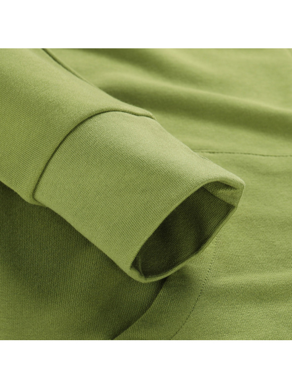 ALPINE PRO Moška bombažna jopa s kapuco ALPINE PRO LOKK zelena želva