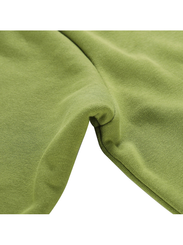 ALPINE PRO Moška bombažna jopa s kapuco ALPINE PRO LOKK zelena želva