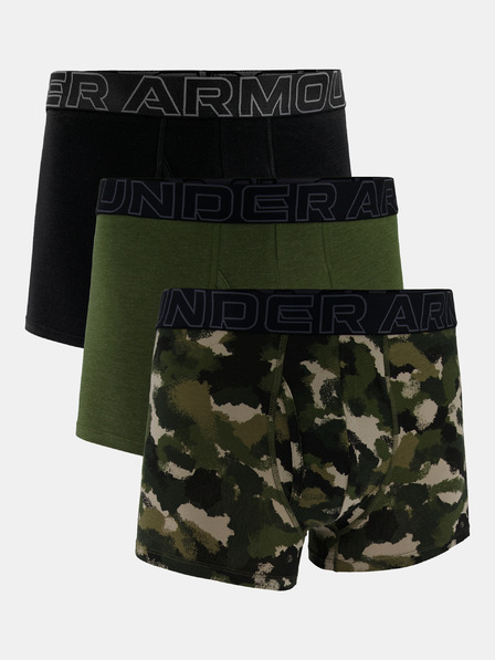 Under Armour Moške boksarice Under Armour M UA Perf Cotton Nov 3in-GRN