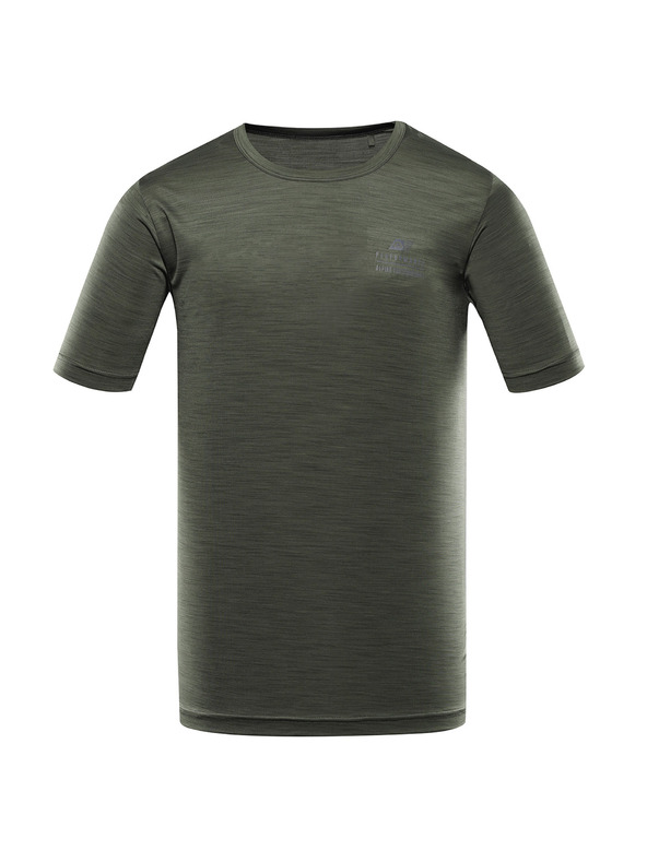 ALPINE PRO Moška hitrosušeča majica s cool dry ALPINE PRO BASIK rifle green
