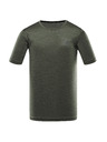 ALPINE PRO Moška hitrosušeča majica s cool dry ALPINE PRO BASIK rifle green