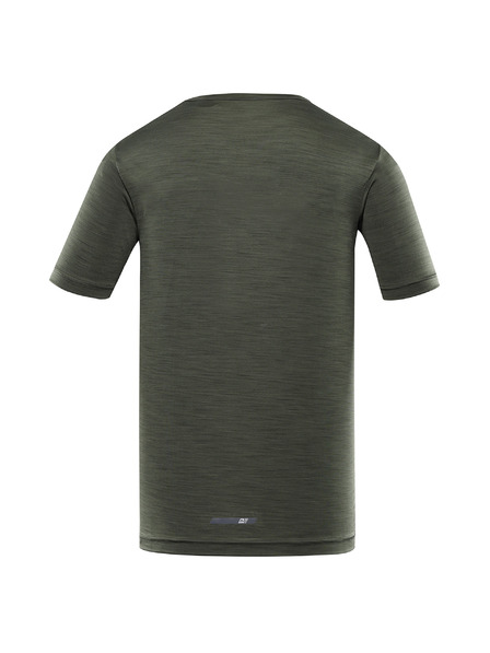 ALPINE PRO Moška hitrosušeča majica s cool dry ALPINE PRO BASIK rifle green