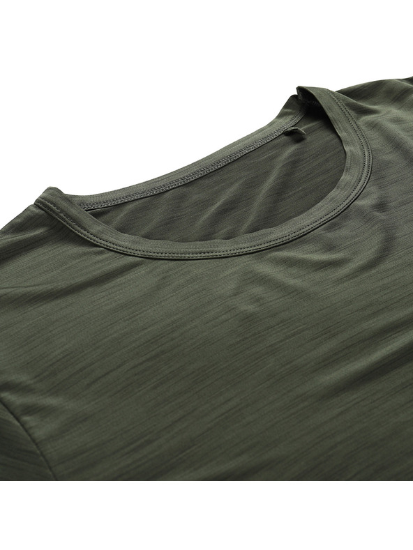 ALPINE PRO Moška hitrosušeča majica s cool dry ALPINE PRO BASIK rifle green
