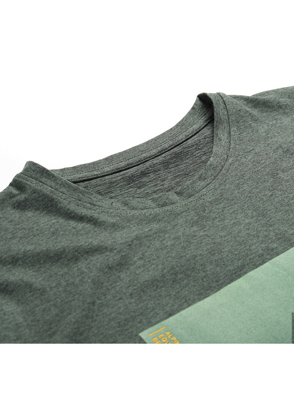 ALPINE PRO Moška melirana majica iz recikliranega materiala ALPINE PRO GORAF 2 laurel wreath varianta pa