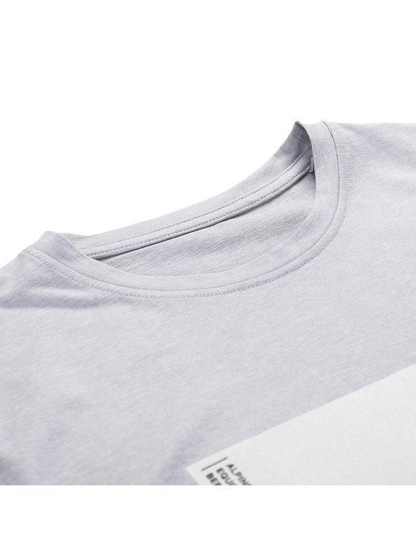 ALPINE PRO Moška melirana majica iz recikliranega materiala ALPINE PRO GORAF 2 high rise varianta pa