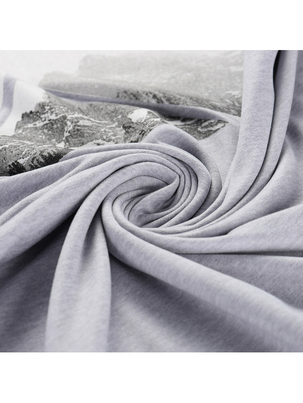 ALPINE PRO Moška melirana majica iz recikliranega materiala ALPINE PRO GORAF 2 high rise varianta pa