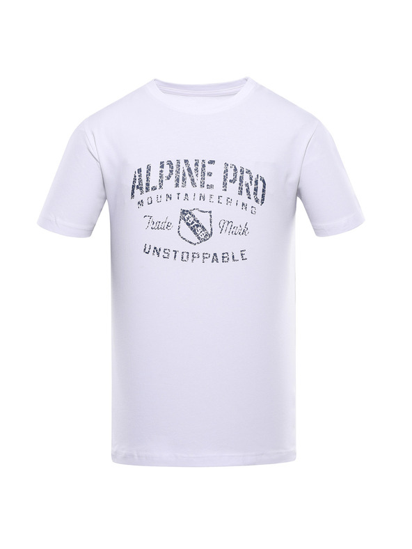 ALPINE PRO Moška bombažna majica ALPINE PRO SUMEK white varianta pa