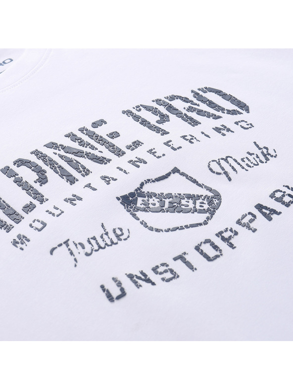 ALPINE PRO Moška bombažna majica ALPINE PRO SUMEK white varianta pa