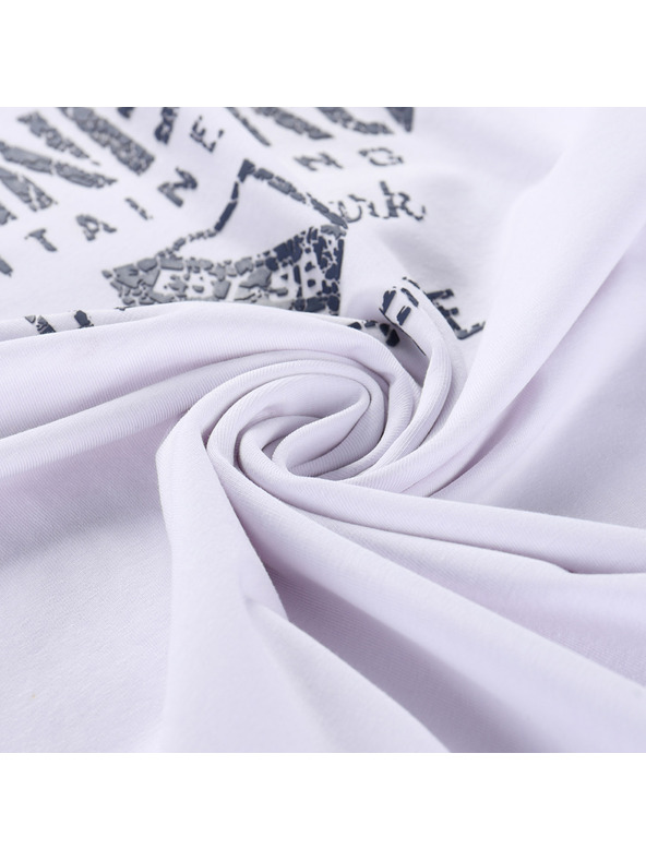 ALPINE PRO Moška bombažna majica ALPINE PRO SUMEK white varianta pa