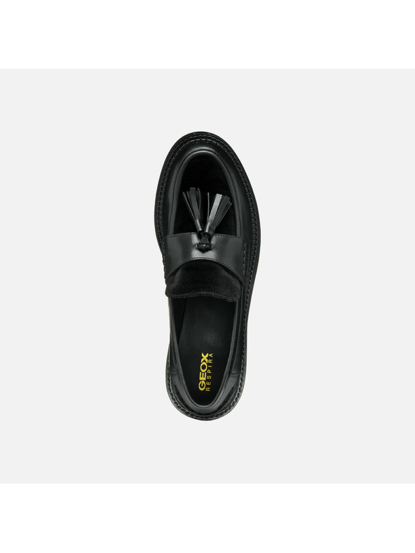 Geox Črni ženske mokasini Geox Serilda