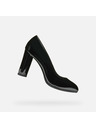 Geox Črni ženski čevlji zVisoko peto Geox Walk Pleasure 90