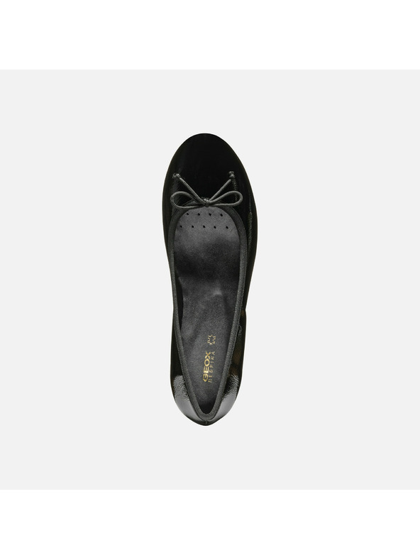 Geox Črna ženska obutev na peti Geox Floretia