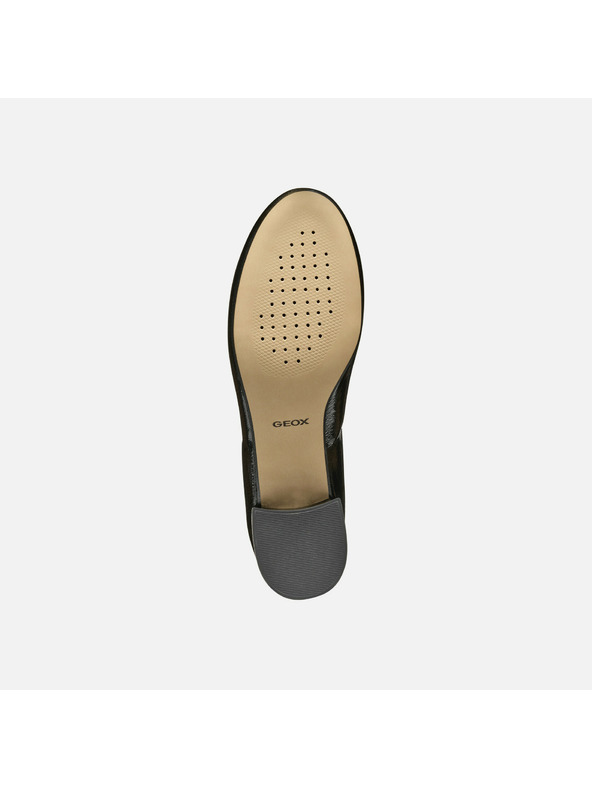 Geox Črna ženska obutev na peti Geox Floretia