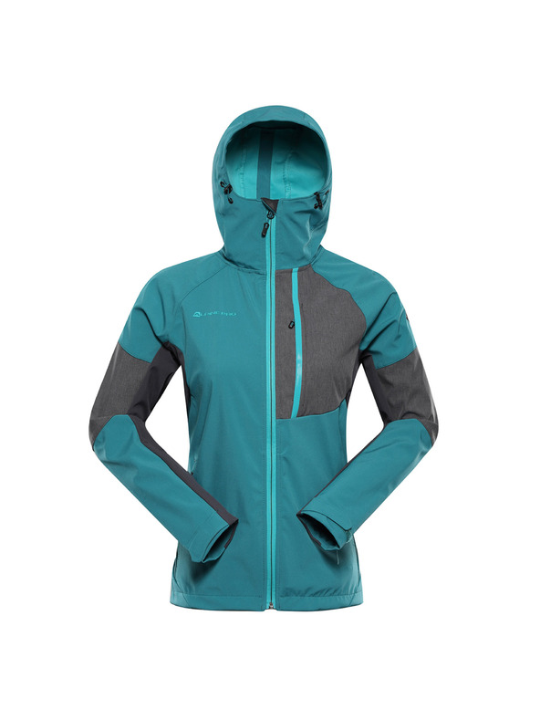 ALPINE PRO Ženska softshell jakna z DWR obdelavo ALPINE PRO ESPRITA 2 bayou
