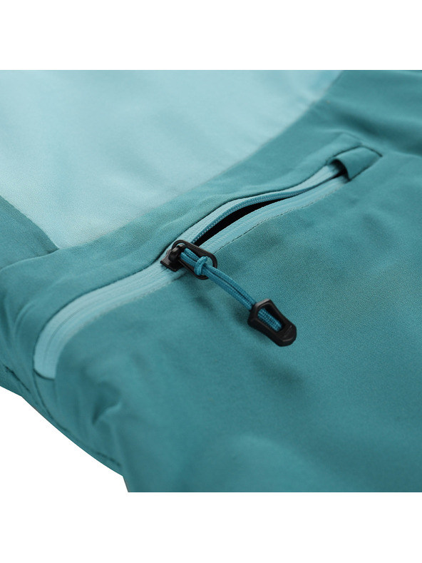 ALPINE PRO Ženska vodoodporna jakna s PTX membrano ALPINE PRO ZARRA aqua sea