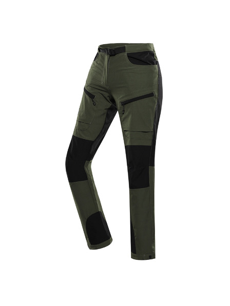 ALPINE PRO Ženske softshell hlače ALPINE PRO AKANA 2 rifle green