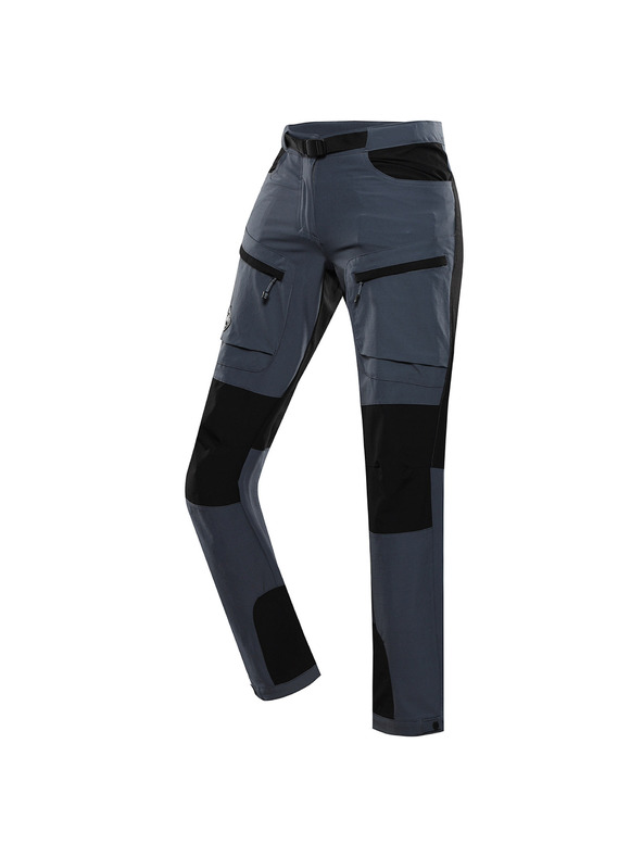 ALPINE PRO Ženske softshell hlače ALPINE PRO AKANA 2 dark slate