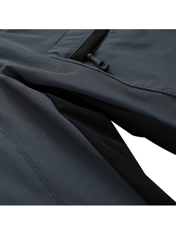 ALPINE PRO Ženske softshell hlače ALPINE PRO AKANA 2 dark slate
