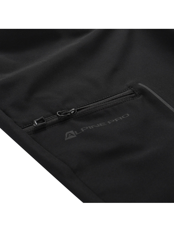 ALPINE PRO Ženske softshell capri hlače ALPINE PRO WEDERA 2 black