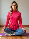 ALPINE PRO Ženska flis jopa ALPINE PRO SIUSA 2 raspberry