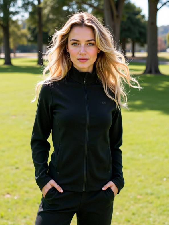 ALPINE PRO Ženska flis jopa ALPINE PRO SIUSA 2 black