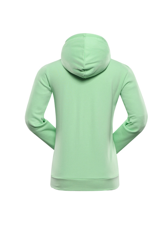 ALPINE PRO Ženska bombažna jopa ALPINE PRO LOKKA paradise zelena