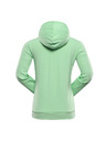 ALPINE PRO Ženska bombažna jopa ALPINE PRO LOKKA paradise zelena