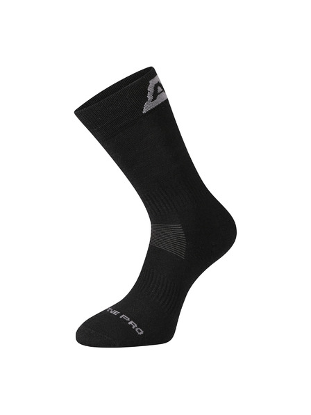 ALPINE PRO Antibakterijske nogavice iz merino volne ALPINE PRO ERATE črne