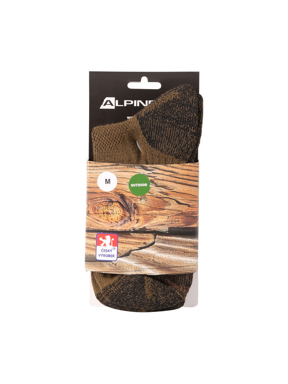 ALPINE PRO Antibakterijske nogavice ALPINE PRO KEROWE stone siva