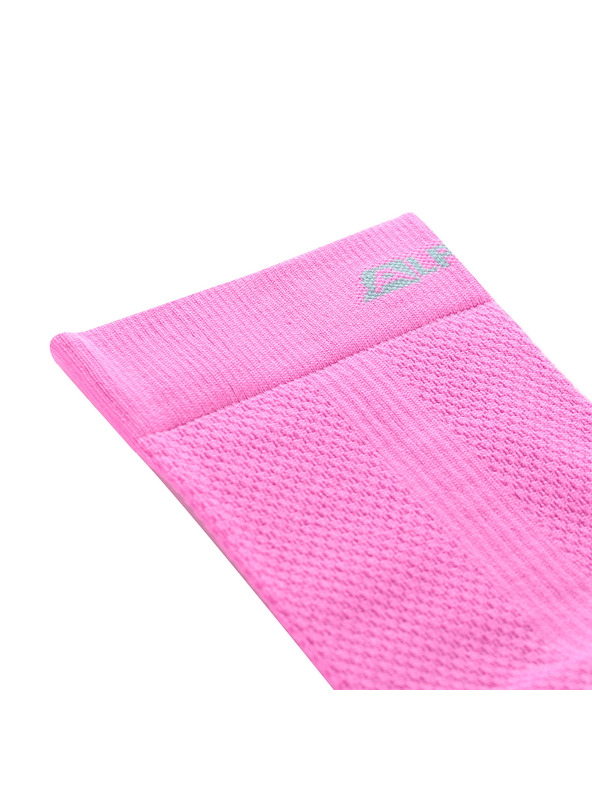 ALPINE PRO Nogavice z antibakterijsko obdelavo ALPINE PRO REDOVICO 2 neon roza