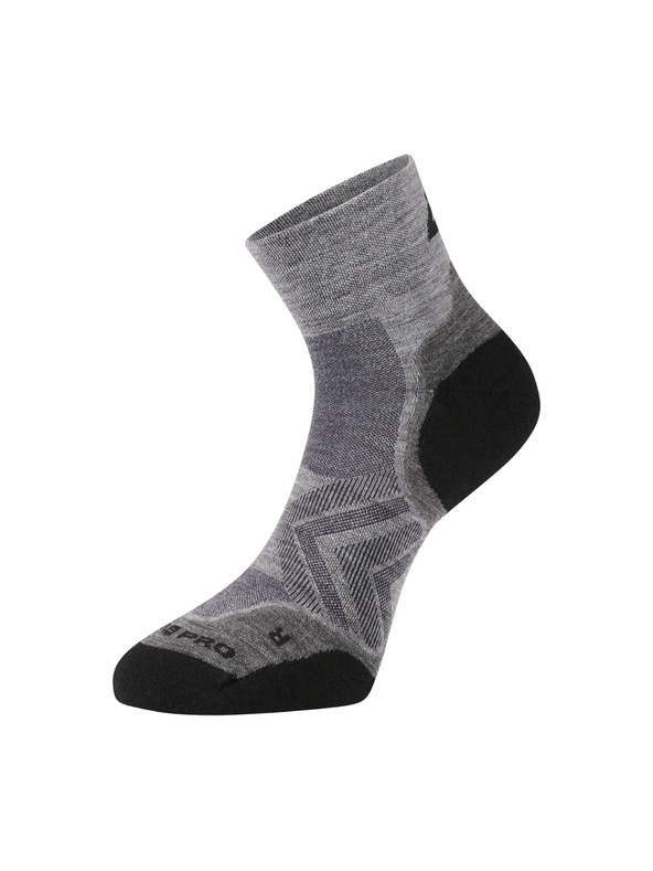 ALPINE PRO Antibakterijske nogavice iz merino volne ALPINE PRO DERERE sive