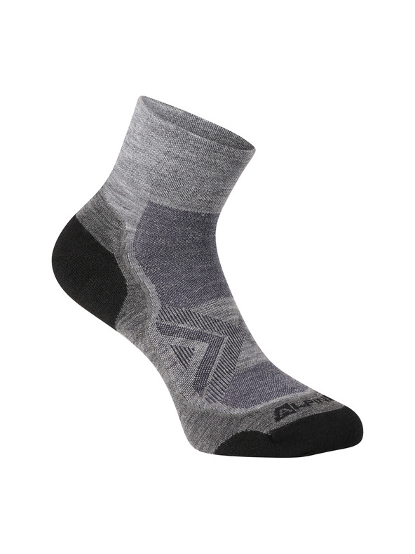 ALPINE PRO Antibakterijske nogavice iz merino volne ALPINE PRO DERERE sive