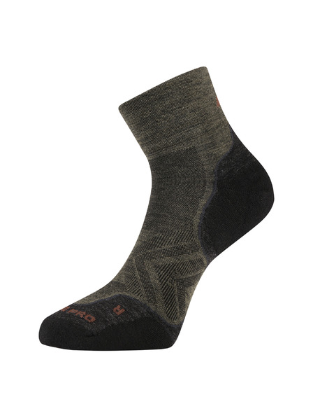 ALPINE PRO Antibakterijske nogavice iz merino volne ALPINE PRO DERERE stone gray