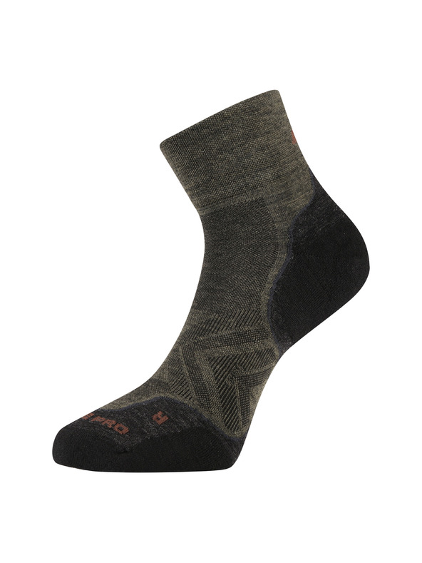 ALPINE PRO Antibakterijske nogavice iz merino volne ALPINE PRO DERERE stone gray