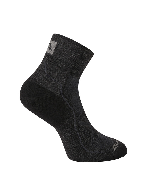 ALPINE PRO Antibakterijske nogavice iz merino volne ALPINE PRO DERERE black