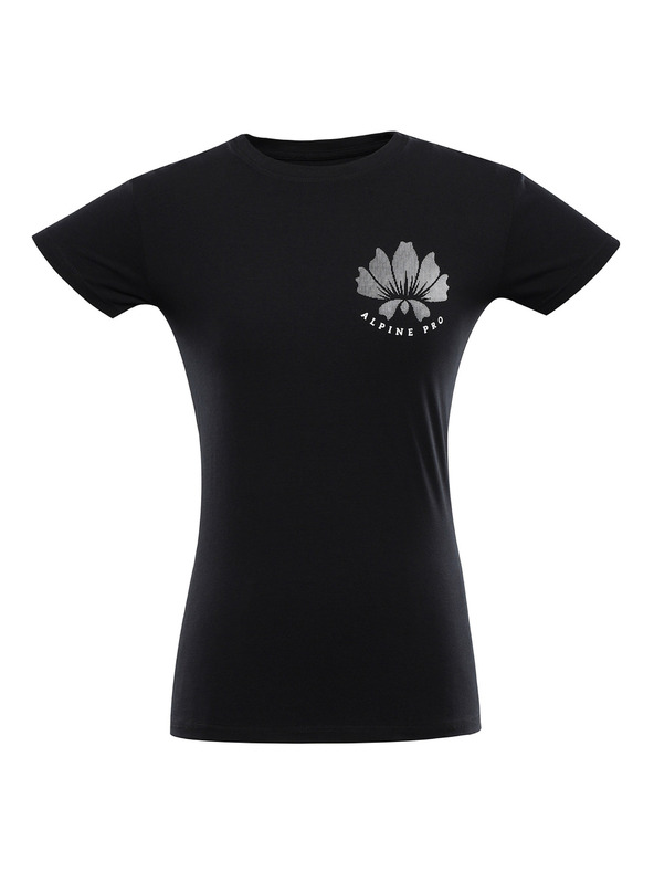ALPINE PRO Ženska bombažna majica ALPINE PRO SUMEKA black varianta pa