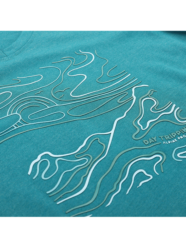 ALPINE PRO Ženska hitro sušeča majica s cool dry ALPINE PRO NEGA 2 bayou varianta pa