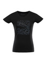 ALPINE PRO Ženska hitro sušeča majica s cool dry ALPINE PRO NEGA 2 black varianta pa