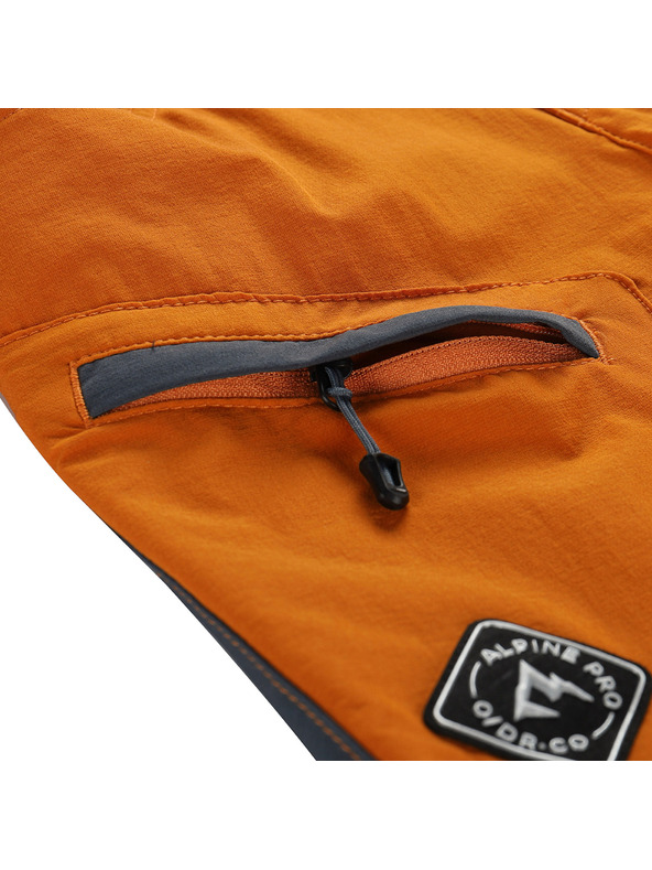 ALPINE PRO Otroške softshell hlače ALPINE PRO AKANO jesenski javor