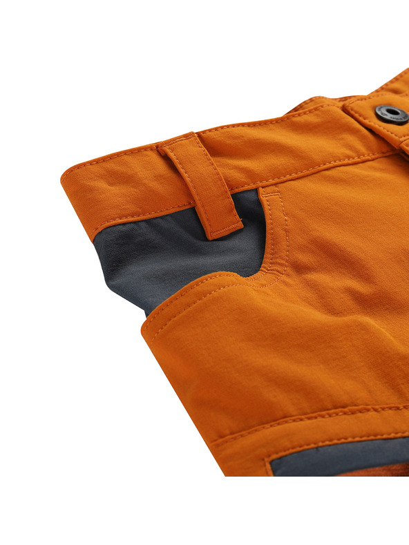 ALPINE PRO Otroške softshell hlače ALPINE PRO AKANO jesenski javor