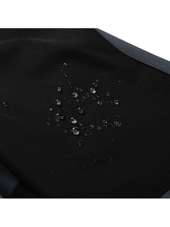 ALPINE PRO Otroške softshell hlače ALPINE PRO AKANO črna