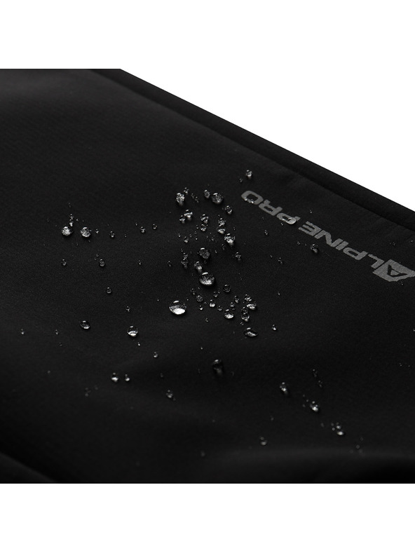 ALPINE PRO Otroške softshell hlače ALPINE PRO ZORTO črna