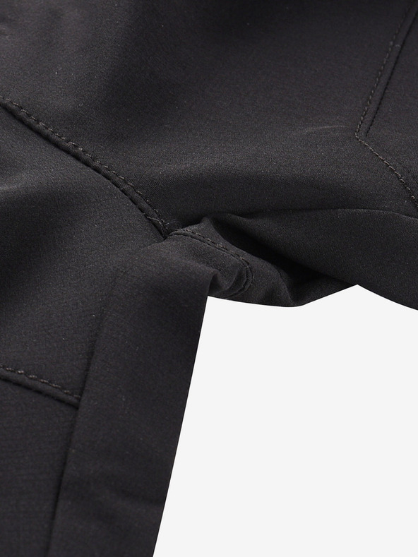 ALPINE PRO Otroške softshell kratke hlače ALPINE PRO BAKO črna