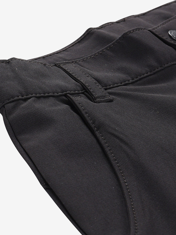 ALPINE PRO Otroške softshell kratke hlače ALPINE PRO BAKO črna