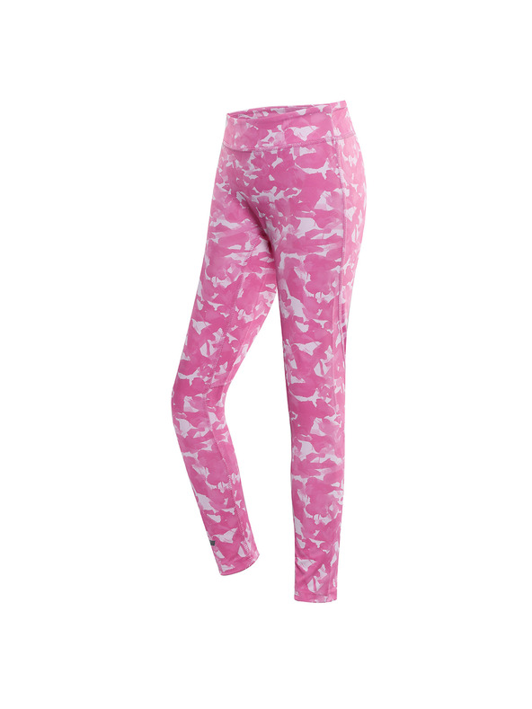 ALPINE PRO Otroške hitrosušeče legice ALPINE PRO MARDO neon roza varianta pb