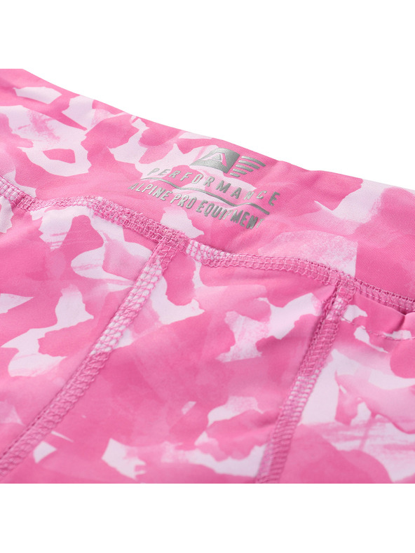 ALPINE PRO Otroške hitrosušeče legice ALPINE PRO MARDO neon roza varianta pb