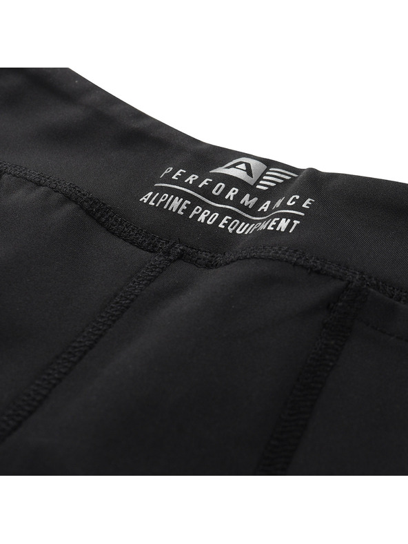 ALPINE PRO Otroške hitrosušeče legice ALPINE PRO MARDO črna