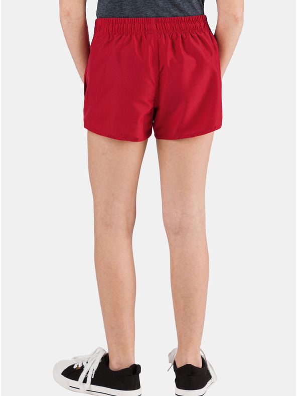 Sam 73 Rdeče dekliške kratke hlače s potiskom SAM 73